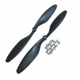 Propeller QuadCopter 12x4.5R, 12x4.5 (pair) DYS DYS 231245 - 1