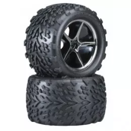 Tires and rims E - revo 1/16 (2) Traxxas Traxxas TRX-7174A - 1