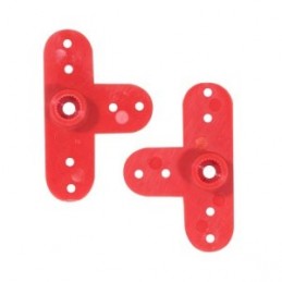 Rudder servo Hitec plastic red (2) Trickbits TrickBits TB3010 - 1