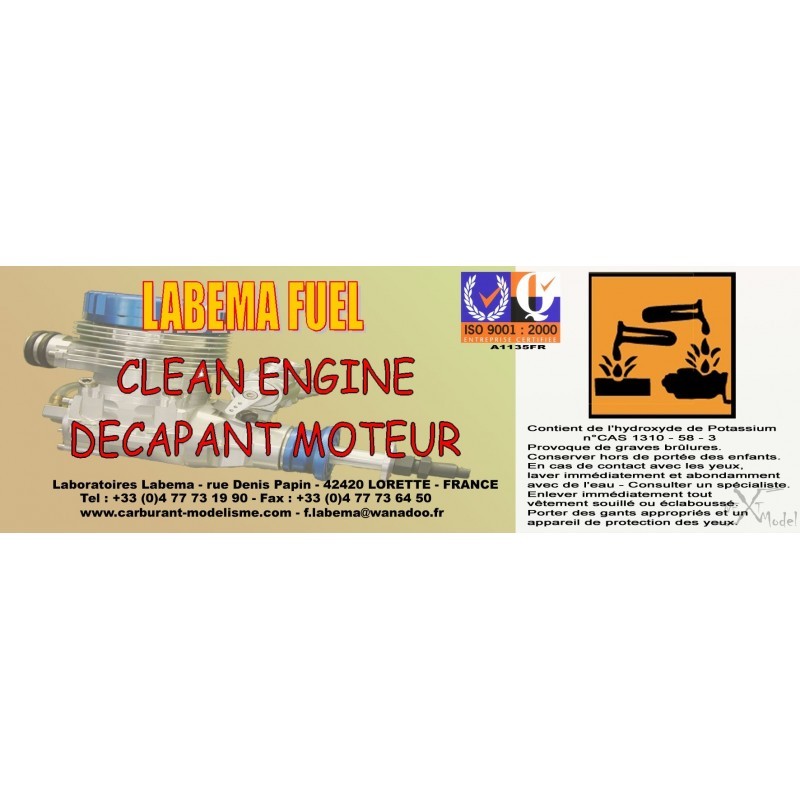Nettoyant moteur Clean Engine 250ml Labema Labema CLEAN/2.5 - 2