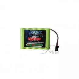 Accu réception 6.0V 2500mAh plat (Fut) - Kypom Kypom Batteries KTRXAA2500NIMH-5S(B) - 2