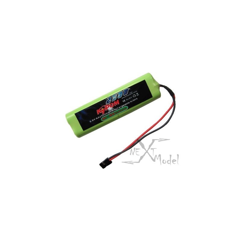 Transmitter battery 9.6V 2500mAh block (was) Kypom KTTXAA2500NIMH...