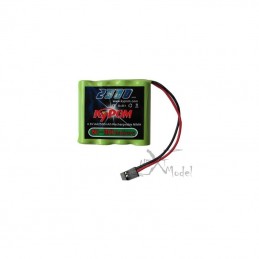 Flat receipt 4.8V 2500mAh ACCU (was) - Kypom Kypom Batteries KTRXAA2500NIMH-4S(B) - 2