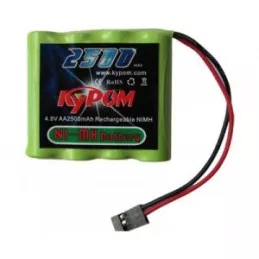 Flat receipt 4.8V 2500mAh ACCU (was) - Kypom Kypom Batteries KTRXAA2500NIMH-4S(B) - 1