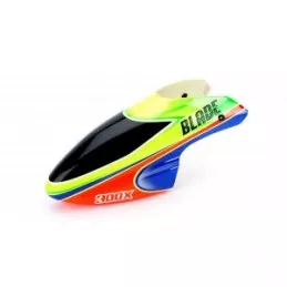 Bulle en fibre de verre verte/orange Blade 300X E-flite BLH4542D - 1
