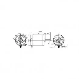 Brushless motor D3548/4 1100kv DYS DYS D3548/4 - 2