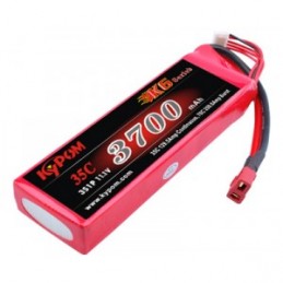 Li-Po 3700mAh 35C 3S 11,1V (Dean) Kypom Kypom Batteries KT3700/35-3S - 1