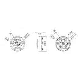 Brushless motor multicopters BE5208-25 DYS DYS BE5208-25 - 7