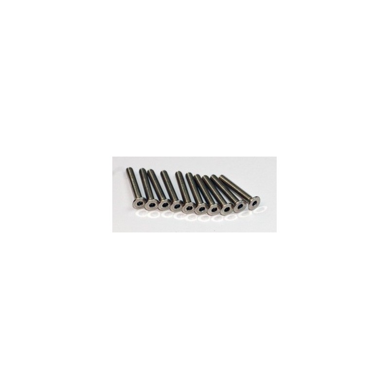 BTR countersunk head screw m3x8mm A2pro stainless A2Pro S045333008 - 1