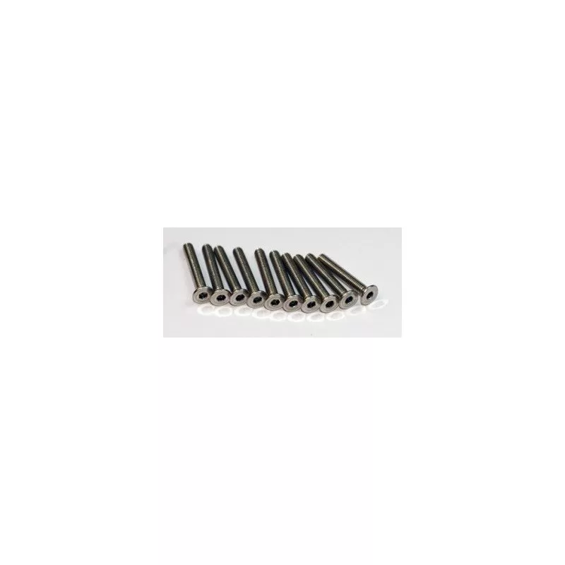BTR countersunk head screw m3x8mm A2pro stainless A2Pro S045333008 - 1