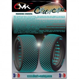 Tires Crunch 1/10 before red + foam 6Mik 6Mik TM101R - 5