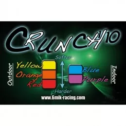 Tires Crunch 1/10 before red + foam 6Mik 6Mik TM101R - 4