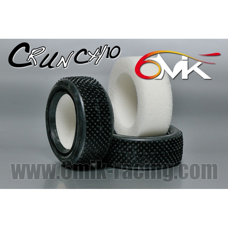 Tires Crunch 1/10 before red + foam 6Mik 6Mik TM101R - 1