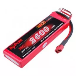 Lipo 2600mAh 35 c 3S 11 .1V (Dean) Kypom Kypom Batteries KT2600/35-3S - 1