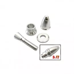 Adaptateur hélice pour axe 3.17mm DYS 8428 - 2