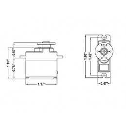Nano HS - 40 Hitec servo Hitec 112040 - 2