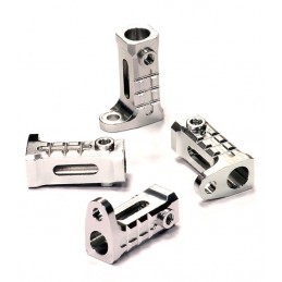 Support for rails alu Silver (4) Axial SCX-10 Integy C24653SILVER - 1