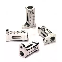 Support for rails alu Silver (4) Axial SCX-10 Integy C24653SILVER - 1