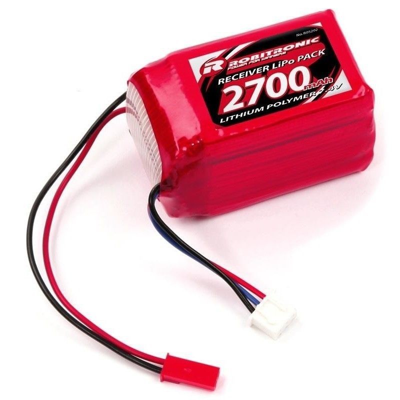 ACCU Rx block LiPo 2S 7, 4V / 2700mAh Robitronic Robitronic R05202 - 1