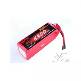 Li-Po 4200mAh 35C 6S 22,2V (Dean) Kypom Kypom Batteries KT4200/35-6S - 2