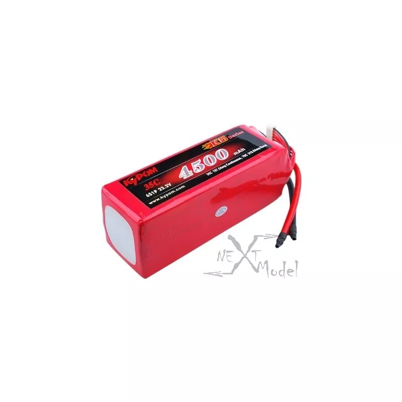 Li - Po 4500mAh 35 c S 6, 22, 2V (Dean) Kypom Kypom Batteries KT4500/35-6S - 2