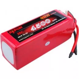 Li - Po 4500mAh 35 c S 6, 22, 2V (Dean) Kypom Kypom Batteries KT4500/35-6S - 1