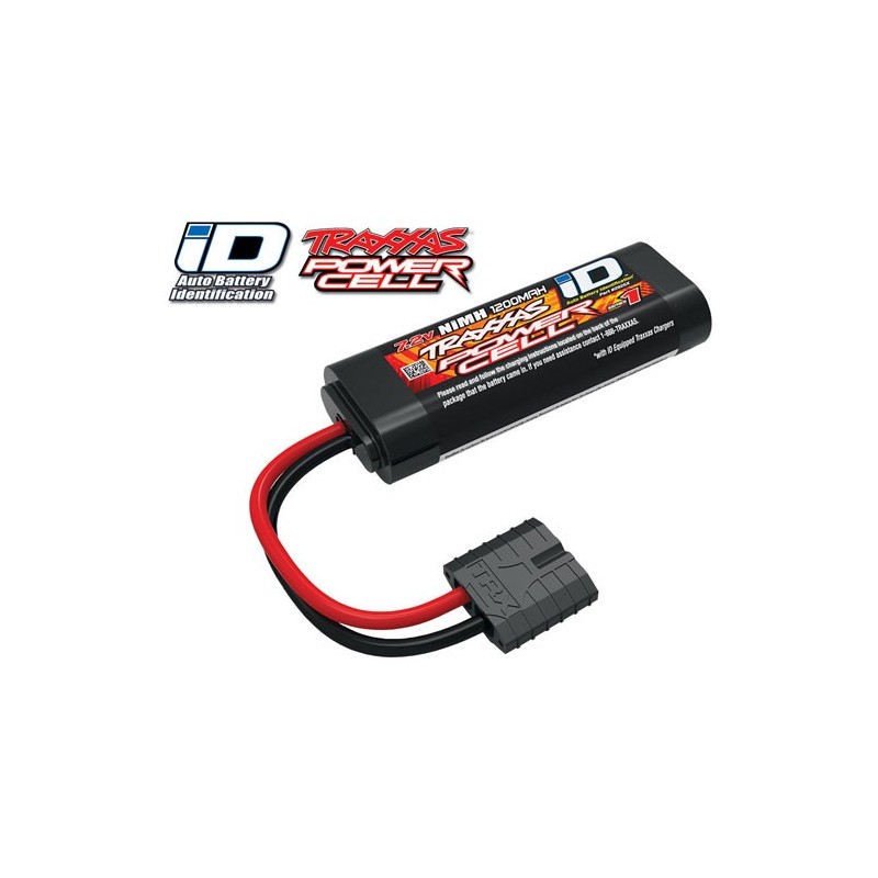 Battery NiMH 7.2V 1200mAh Power cell 1/16 Traxxas Traxxas TRX-2925X - 1