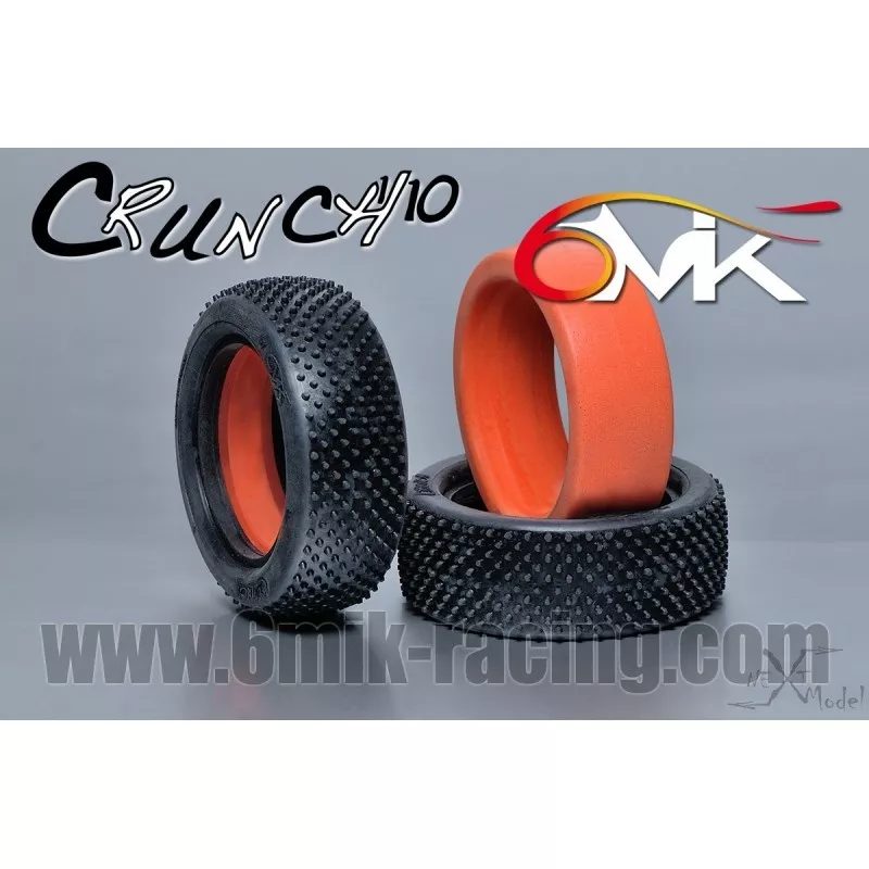 Tires Crunch 1/10 before red + inserts 6Mik 6Mik TI101R - 1