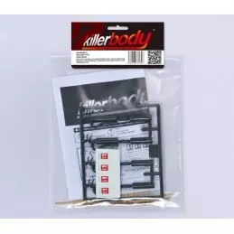 Extincteurs ABS à peindre 1/10 (4) Killerbody Killerbody KB48052 - 3