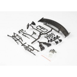 Carbon decoration plastic aileron 1/10 track Killerbody Killerbody KB48506 - 1