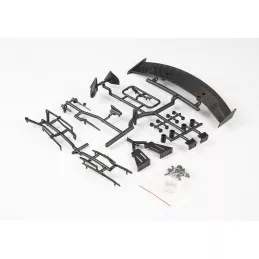 Carbon decoration plastic aileron 1/10 track Killerbody Killerbody KB48506 - 1