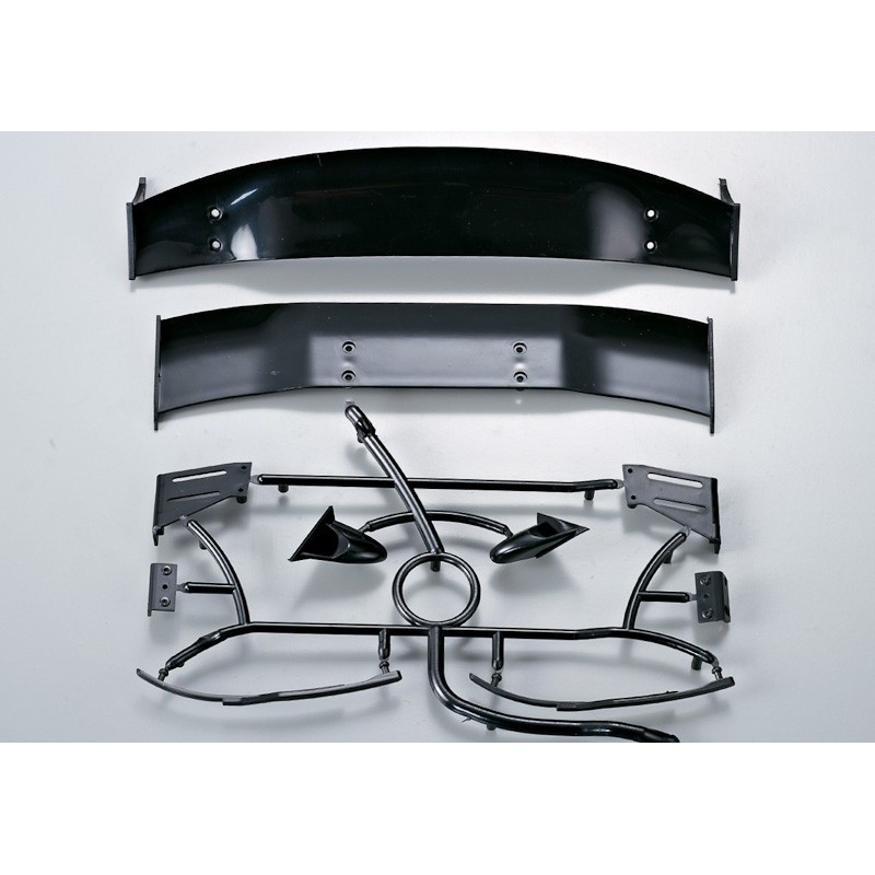 Aileron plastique noir 1/10 piste Killerbody Killerbody KB48128 - 1