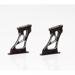 Support fin track Black medium aluminum 1/10 Killerbody Killerbody KB48111MB - 1