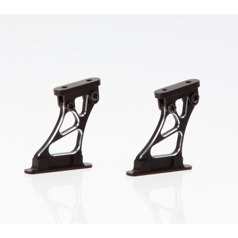 Killerbody 1/10 Black Medium Aluminum Track Wing Support Killerbody KB48111MB - 1