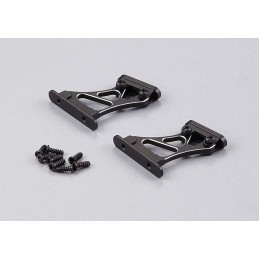 Killerbody 1/10 Black Medium Aluminum Track Wing Support Killerbody KB48111MB - 2