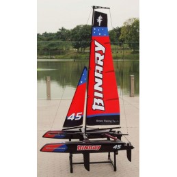 Mini Catamaran Binary V2 rouge RTS Joysway Joysway 8807V2 - 2