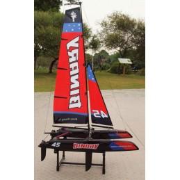 Mini Catamaran Binary V2 rouge RTS Joysway Joysway 8807V2 - 3