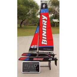 Mini Catamaran Binary V2 rouge RTS Joysway Joysway 8807V2 - 5
