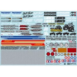 Decal off-road sponsors crawler Tamiya Tamiya 54630 - 1