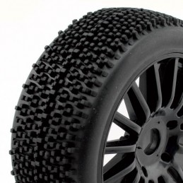 Tires Rocket on RIM black sticks TT 1/8 Hobbytech Hobbytech HT-444 - 1