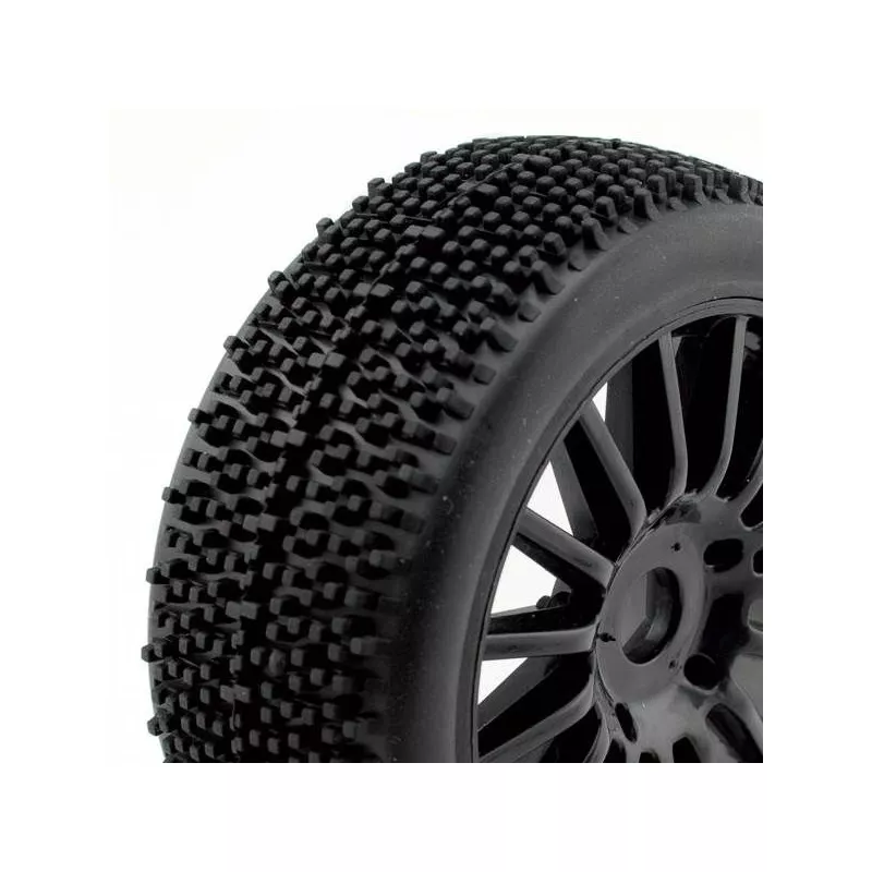 Tires Rocket on RIM black sticks TT 1/8 Hobbytech Hobbytech HT-444 - 1