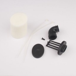 Air filter double foam with elbow 1/8 Hobbytech Hobbytech HT-501235 - 1