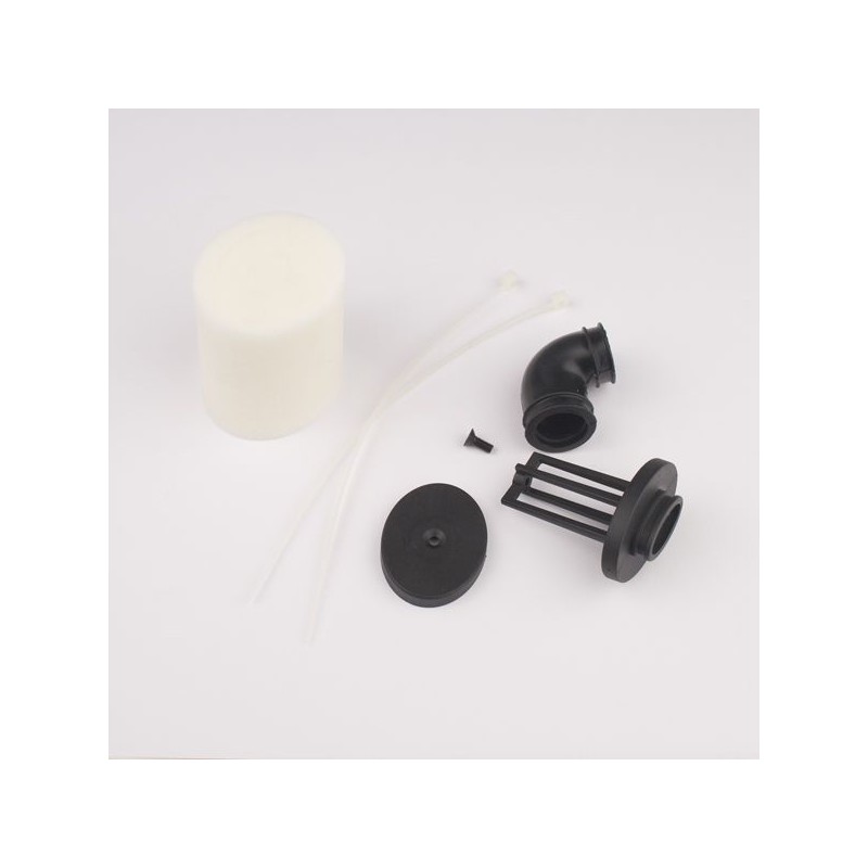 Air filter double foam with elbow 1/8 Hobbytech Hobbytech HTR-501235 - 1