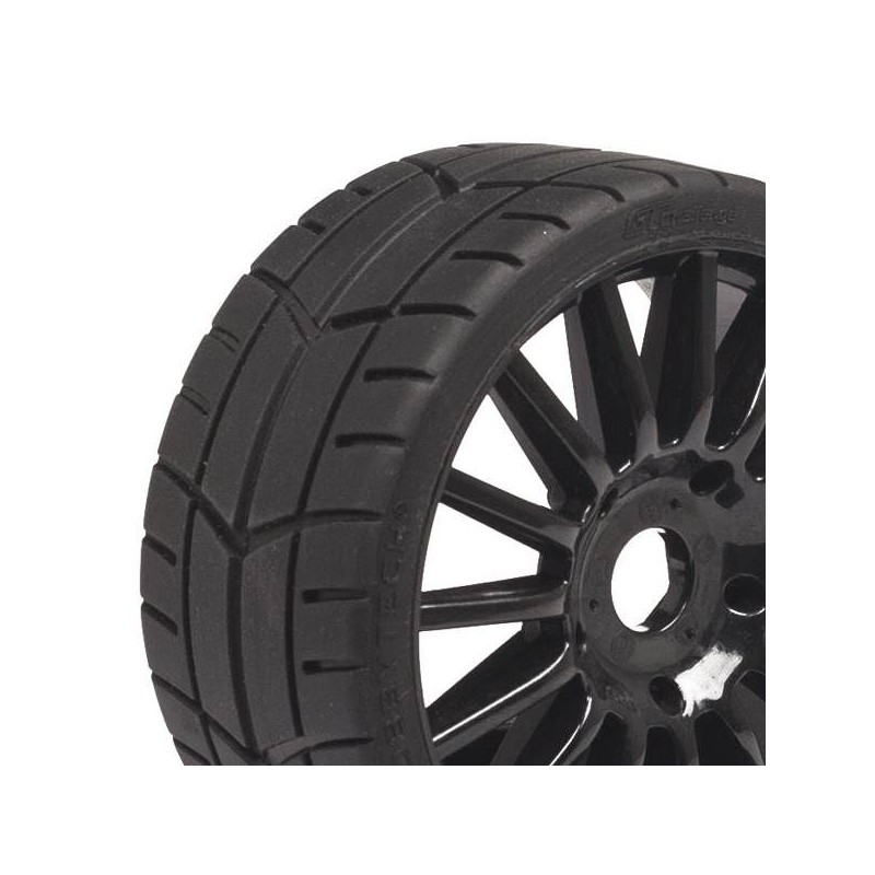 Challenge Rally Game Rim Tires Black Hobbytech Hobbytech HTR-T452B - 1