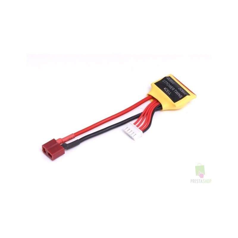 Cordon de charge/équilibrage série Li-Po 2x2S Dean GT-Power GT-2X2S - 2