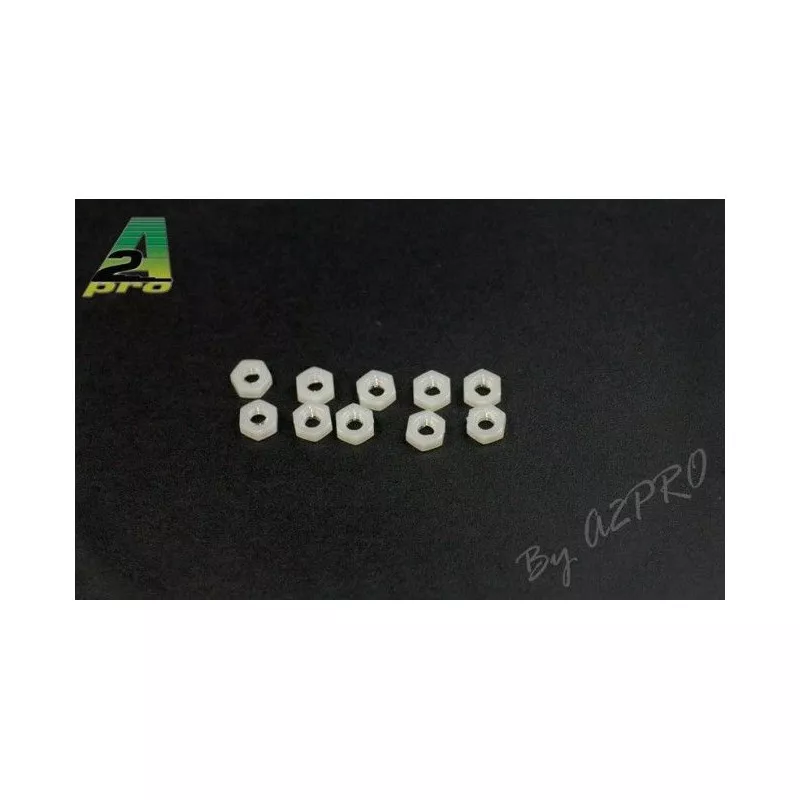 Nylon M4 nuts (10) A2Pro A2Pro 27004 - 1