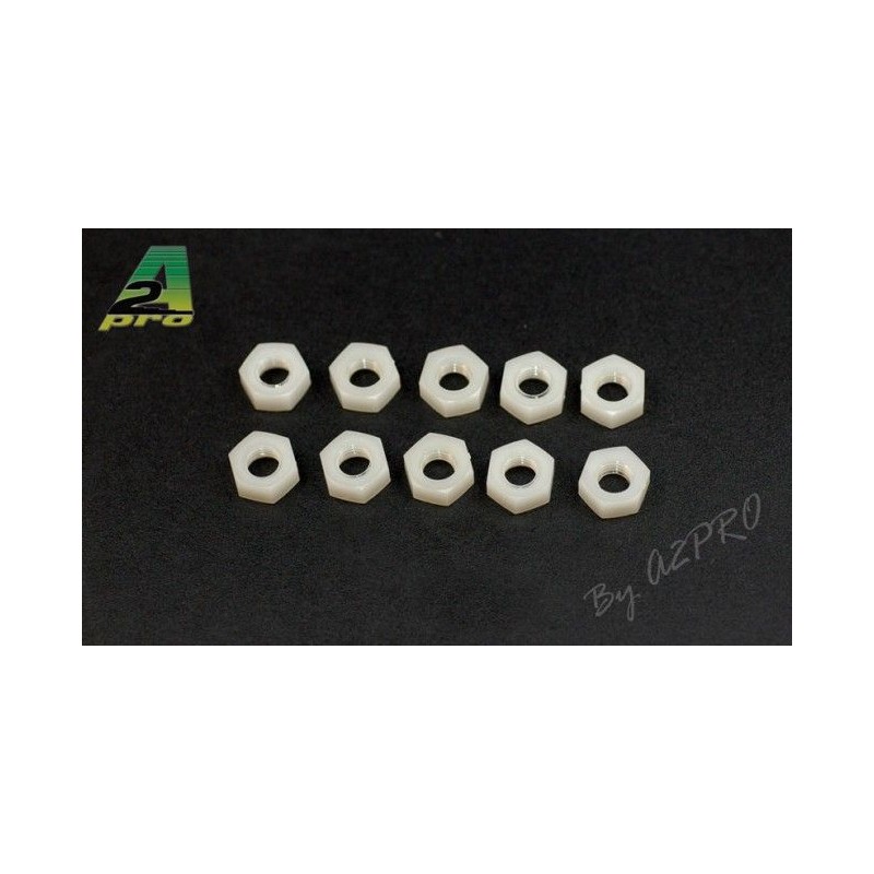 Nylon M6 nuts (10) A2Pro A2Pro 27006 - 1