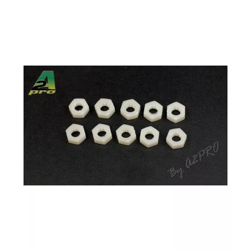 Nylon M6 nuts (10) A2Pro A2Pro 27006 - 1