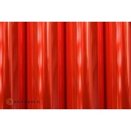 Entoilage Oracover Rouge fluo transparent 2m Oracover 21-026-002 - 1