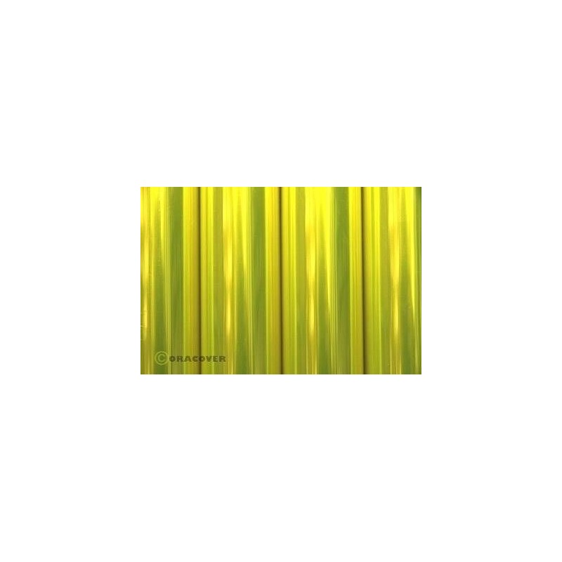 Entoilage Oracover Jaune fluo transparent 2m Oracover 21-035-002 - 1